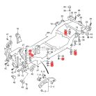 SUZUKI VITARA FÜLKETARTÓ CSAVAR KÉSZLET