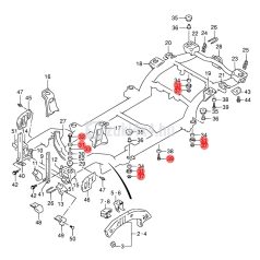 SUZUKI VITARA FÜLKETARTÓ CSAVAR KÉSZLET