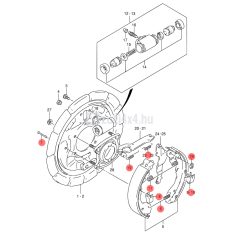 VITARA FÉKPOFA TARTOZÉK KÉSZLET P1