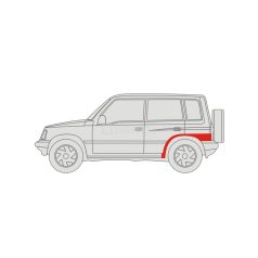 VITARA 5 AJTÓS SÁRVÉDŐ JAVÍTÓÍV HÁTSÓ BAL-JOBB