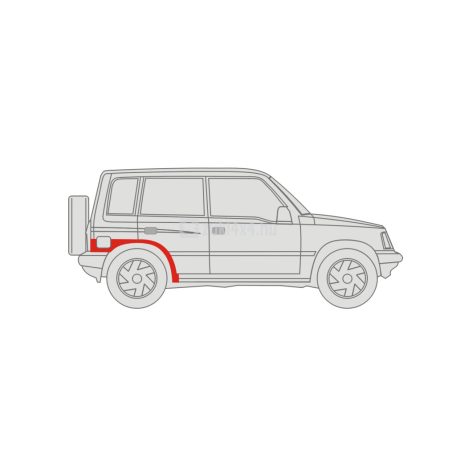 VITARA 5 AJTÓS SÁRVÉDŐ JAVÍTÓÍV HÁTSÓ BAL-JOBB