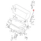 SUZUKI HÁTSÓ ÜLÉS TÁMLA GOMB SZÜRKE